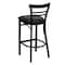 Flash Furniture Restaurant Stool, Ladder Back, Blk Seat XU-DG6R9BLAD-BAR-BLKV-GG - alternate 5