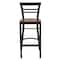 Flash Furniture Restaurant Stool, Ladder Back, Chy Seat, Material: Wood XU-DG6R9BLAD-BAR-CHYW-GG - alternate 6