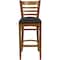 Flash Furniture Stool, Ladder Back, Cherry Wood w/Blk Vny XU-DGW0005BARLAD-CHY-BLKV-GG - alternate 5