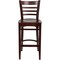 Flash Furniture Barstool, Ladder Back, Mahogany Wood XU-DGW0005BARLAD-MAH-GG - alternate 10