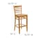 Flash Furniture Barstool, Natural Wood, Ladder Back XU-DGW0005BARLAD-NAT-GG - alternate 6