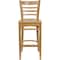 Flash Furniture Barstool, Natural Wood, Ladder Back XU-DGW0005BARLAD-NAT-GG - alternate 9