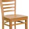 Flash Furniture Barstool, Natural Wood, Ladder Back XU-DGW0005BARLAD-NAT-GG - alternate 8