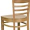 Flash Furniture Barstool, Natural Wood, Ladder Back XU-DGW0005BARLAD-NAT-GG - alternate 10