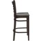 Flash Furniture Wood Barstool, Walnut, Ladder Back XU-DGW0005BARLAD-WAL-GG - alternate 6