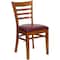 Flash Furniture Hercules Restaurant Chair, Wood Back, 17-1/4 in W 20" L 33-3/4" H XU-DGW0005LAD-CHY-BURV-GG - alternate 6