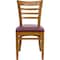 Flash Furniture Hercules Restaurant Chair, Wood Back, 17-1/4 in W 20" L 33-3/4" H XU-DGW0005LAD-CHY-BURV-GG - alternate 4
