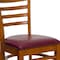 Flash Furniture Hercules Restaurant Chair, Wood Back, 17-1/4 in W 20" L 33-3/4" H XU-DGW0005LAD-CHY-BURV-GG - alternate 3