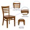 Flash Furniture Hercules Restaurant Chair, 17-1/4 in W 20" L 33-3/4" H XU-DGW0005LAD-CHY-GG - alternate 7