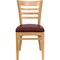 Flash Furniture Hercules Restaurant Chair, Wood Back, 17-1/4 in W 20" L 33-3/4" H XU-DGW0005LAD-NAT-BURV-GG - alternate 6