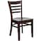 Flash Furniture Hercules Restaurant Chair, 17-1/4 in W 20" L 33-3/4" H XU-DGW0005LAD-WAL-GG - alternate 4