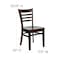 Flash Furniture Hercules Restaurant Chair, 17-1/4 in W 20" L 33-3/4" H XU-DGW0005LAD-WAL-GG - alternate 6
