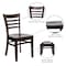 Flash Furniture Hercules Restaurant Chair, 17-1/4 in W 20" L 33-3/4" H XU-DGW0005LAD-WAL-GG - alternate 7