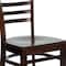 Flash Furniture Hercules Restaurant Chair, 17-1/4 in W 20" L 33-3/4" H XU-DGW0005LAD-WAL-GG - alternate 10