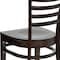 Flash Furniture Hercules Restaurant Chair, 17-1/4 in W 20" L 33-3/4" H XU-DGW0005LAD-WAL-GG - alternate 5