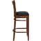 Flash Furniture Stool, Vert Slat Bck, Cherry Wd w/Blk Vny XU-DGW0008BARVRT-CHY-BLKV-GG - alternate 2