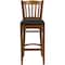 Flash Furniture Stool, Vert Slat Bck, Cherry Wd w/Blk Vny XU-DGW0008BARVRT-CHY-BLKV-GG - alternate 6