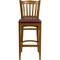 Flash Furniture Stool, Vert Slat Bck, Chrry Wd w/Burg Vny XU-DGW0008BARVRT-CHY-BURV-GG - alternate 6