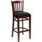 Flash Furniture Barstool, Vert Slact Back, Mah Wd, Blk Vny XU-DGW0008BARVRT-MAH-BLKV-GG - alternate 7