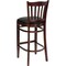 Flash Furniture Barstool, Vert Slact Back, Mah Wd, Blk Vny XU-DGW0008BARVRT-MAH-BLKV-GG - alternate 5