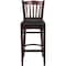 Flash Furniture Barstool, Vert Slact Back, Mah Wd, Blk Vny XU-DGW0008BARVRT-MAH-BLKV-GG - alternate 10