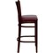 Flash Furniture Barstool, Vert Slact Bck, Mah Wd, Burg Vny XU-DGW0008BARVRT-MAH-BURV-GG - alternate 6