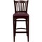 Flash Furniture Barstool, Vert Slact Bck, Mah Wd, Burg Vny XU-DGW0008BARVRT-MAH-BURV-GG - alternate 2