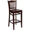 Flash Furniture Barstool, School House Back, Mah Wood XU-DGW0008BARVRT-MAH-GG - alternate 5