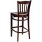 Flash Furniture Barstool, School House Back, Mah Wood XU-DGW0008BARVRT-MAH-GG - alternate 2
