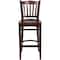 Flash Furniture Barstool, School House Back, Mah Wood XU-DGW0008BARVRT-MAH-GG - alternate 6