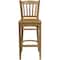 Flash Furniture Barstool, Natural Wood, Vertical Slat Bac XU-DGW0008BARVRT-NAT-GG - alternate 6