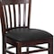 Flash Furniture Wood Brstool, Wal, Vrtcl Slat Bck, Blk Vny XU-DGW0008BARVRT-WAL-BLKV-GG - alternate 7