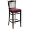 Flash Furniture Wood Barstool, Walnut, Vrtcl Slat Bck, Bur XU-DGW0008BARVRT-WAL-BURV-GG - alternate 3