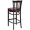 Flash Furniture Wood Barstool, Walnut, Vrtcl Slat Bck, Bur XU-DGW0008BARVRT-WAL-BURV-GG - alternate 6