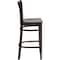 Flash Furniture Wood Barstool, Walnut, Vertical Slat Back XU-DGW0008BARVRT-WAL-GG - alternate 2