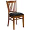 Flash Furniture Hercules Restaurant Chair, Wood Back, 17-1/2 in W 20-3/4" L 34-1/2" H XU-DGW0008VRT-CHY-BLKV-GG - alternate 2