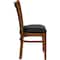 Flash Furniture Hercules Restaurant Chair, Wood Back, 17-1/2 in W 20-3/4" L 34-1/2" H XU-DGW0008VRT-CHY-BLKV-GG - alternate 4