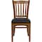 Flash Furniture Hercules Restaurant Chair, Wood Back, 17-1/2 in W 20-3/4" L 34-1/2" H XU-DGW0008VRT-CHY-BLKV-GG - alternate 6