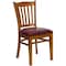 Flash Furniture Hercules Restaurant Chair, Wood Back, 17-1/2 in W 20-3/4" L 34-1/2" H XU-DGW0008VRT-CHY-BURV-GG - alternate 4