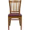 Flash Furniture Hercules Restaurant Chair, Wood Back, 17-1/2 in W 20-3/4" L 34-1/2" H XU-DGW0008VRT-CHY-BURV-GG - alternate 6