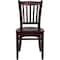 Flash Furniture Hercules Restaurant Chair, 17-1/2 in W 20-3/4" L 34-1/2" H XU-DGW0008VRT-MAH-GG - alternate 6
