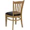 Flash Furniture Hercules Restaurant Chair, Wood Back, 17-1/2 in W 20-3/4" L 34-1/2" H XU-DGW0008VRT-NAT-BLKV-GG - alternate 2