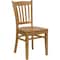 Flash Furniture Hercules Restaurant Chair, Wood Back, 17-1/2 in W 20-3/4" L 34-1/2" H XU-DGW0008VRT-NAT-GG - alternate 6
