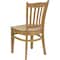 Flash Furniture Hercules Restaurant Chair, Wood Back, 17-1/2 in W 20-3/4" L 34-1/2" H XU-DGW0008VRT-NAT-GG - alternate 9