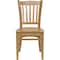 Flash Furniture Hercules Restaurant Chair, Wood Back, 17-1/2 in W 20-3/4" L 34-1/2" H XU-DGW0008VRT-NAT-GG - alternate 7
