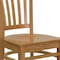 Flash Furniture Hercules Restaurant Chair, Wood Back, 17-1/2 in W 20-3/4" L 34-1/2" H XU-DGW0008VRT-NAT-GG - alternate 2
