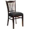 Flash Furniture Hercules Restaurant Chair, Wood Back, 17-1/2 in W 20-3/4" L 34-1/2" H XU-DGW0008VRT-WAL-BLKV-GG - alternate 7