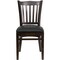 Flash Furniture Hercules Restaurant Chair, Wood Back, 17-1/2 in W 20-3/4" L 34-1/2" H XU-DGW0008VRT-WAL-BLKV-GG - alternate 10