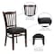 Flash Furniture Hercules Restaurant Chair, Wood Back, 17-1/2 in W 20-3/4" L 34-1/2" H XU-DGW0008VRT-WAL-BLKV-GG - alternate 2