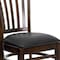 Flash Furniture Hercules Restaurant Chair, Wood Back, 17-1/2 in W 20-3/4" L 34-1/2" H XU-DGW0008VRT-WAL-BLKV-GG - alternate 5
